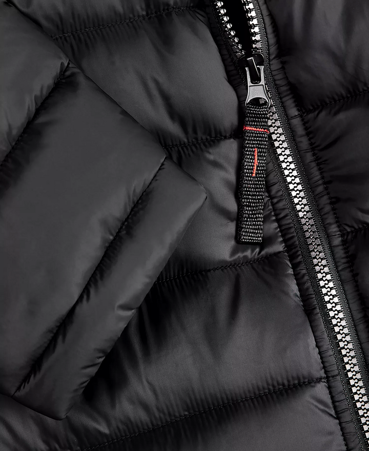 Translation missing: en.Hawke &amp; Co. Men's Sherpa Lined Hooded Puffer Jacket - Black-Large