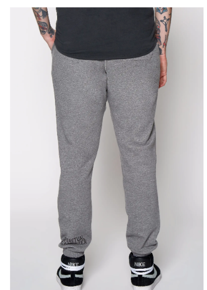 Translation missing: en.Spiritual Gangster Men's Revive Joggers in Heather Grey-Size Small