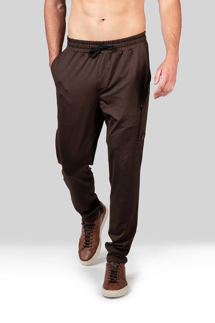 Translation missing: en.Natori Men's Rumi Lightweight Active Jersey Modern-Fit Joggers Espresso-XL