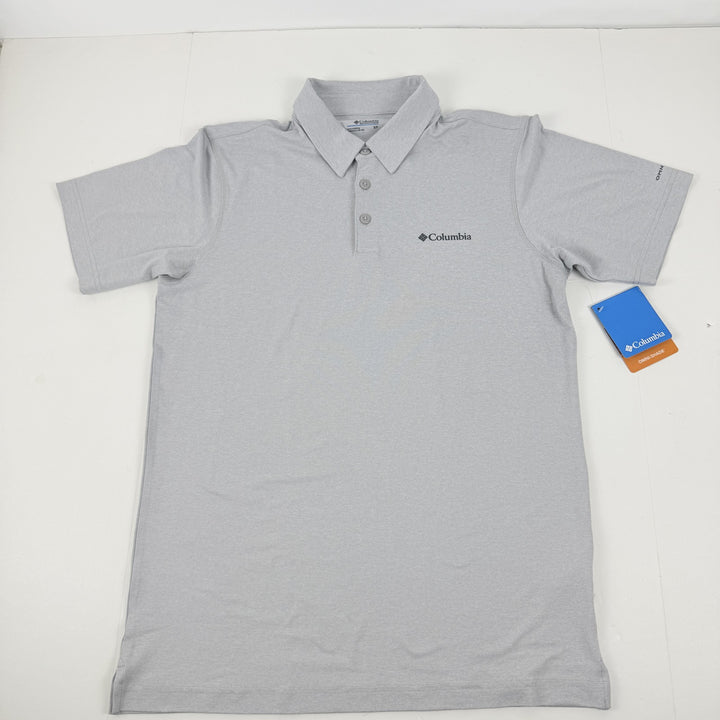 Translation missing: en.Columbia Men's Carter Short Sleeve Performance Crest Polo Grey-Small