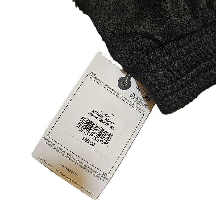 Translation missing: en.Champion Track Jacket Black Size XLarge Attack Reg-Fit Mesh Full-Zip