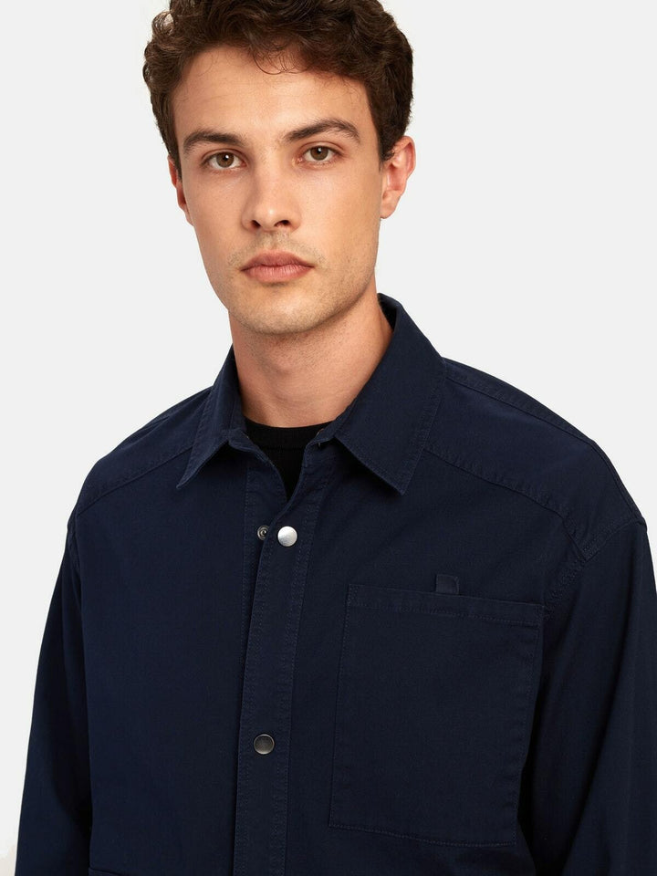 Translation missing: en.ATM Anthony Thomas Melillo Men's Stretch Cotton Utility Jacket Midnight Blue-2XL