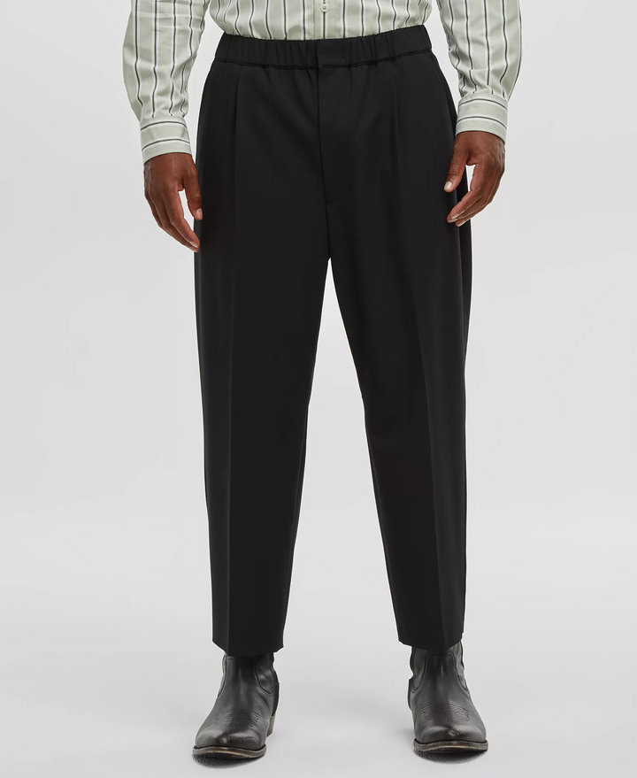 Translation missing: en.Mode of One Men's Cropped Trousers 2XL 44-46Wx 26.5 Black Relaxed-Fit
