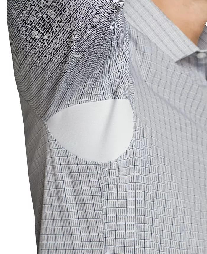 Translation missing: en.Calvin Klein Mens Slim-Fit Performance Untuck Geometric Print Dress Shirt-Medium