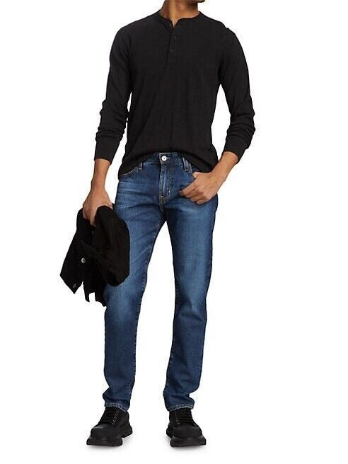 Translation missing: en.AG Tellis Men's Vapor Wash Modern Slim Fit Jeans in Airway Blue-29/34 1783LED
