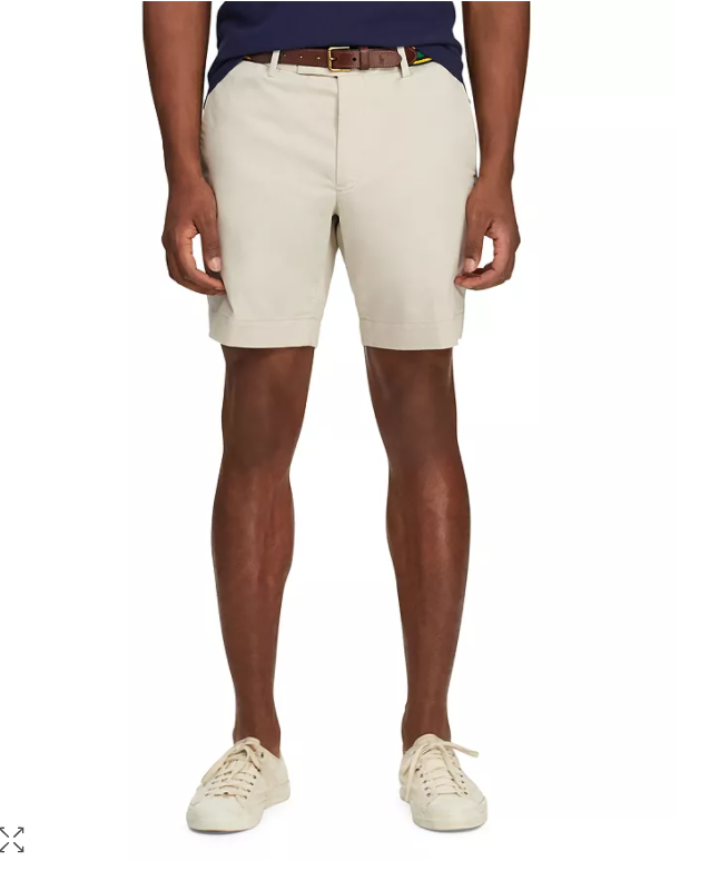 Translation missing: en.Polo Ralph Lauren Performance Stretch Straight Fit Shorts Beige-42