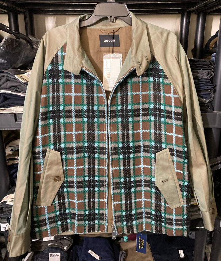Translation missing: en.Zucca Men's 10 ROVING TARTAN CHECK Jacket Multicolor-Medium