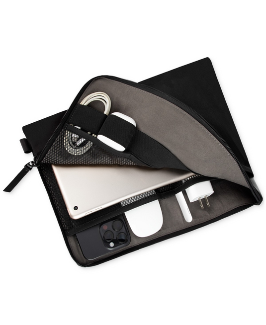 Translation missing: en.Cole Haan Men's Tech Case Black 13 2/5 L x 1/4 W x 9-4/5 H Laptop Phone Holde r