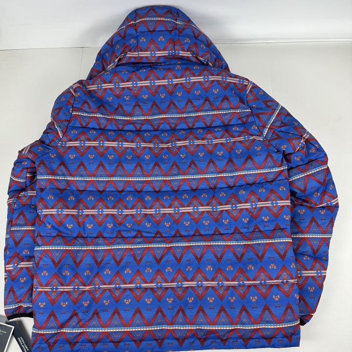 Translation missing: en.Club Room Men's Stretch Hooded Puffer Jacket Kings Patch Work Blue-XL