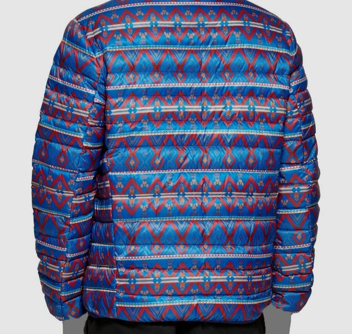Translation missing: en.Club Room Men's Stretch Hooded Puffer Jacket Kings Patch Work Blue-Large