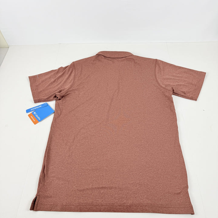 Translation missing: en.Columbia Men's Carter Short Sleeve Performance Crest Polo -Spice-Size Small