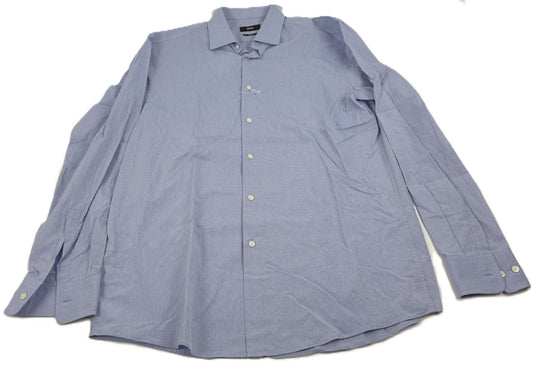 Translation missing: en.Hugo Boss Mens Marley Sharp Fit Micro Dot Dress Shirt in Blue-16L 34/35