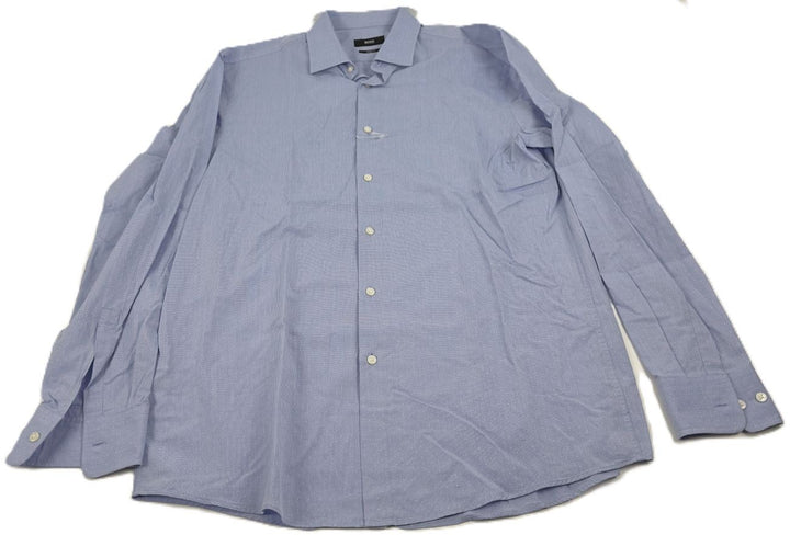 Translation missing: en.Hugo Boss Mens Marley Sharp Fit Micro Dot Dress Shirt in Blue-16L 34/35