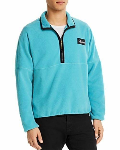 Translation missing: en.Penfield Men's Melwood Fleece Half-Zip Fleece Sweater Baltic Teal-Size Medium