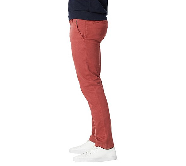 Translation missing: en.Mavi Johnny Rose Wood Slim Leg Twill Pants Red -Size 28/32