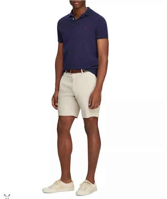 Translation missing: en.Polo Ralph Lauren Performance Stretch Straight Fit Shorts Beige-42