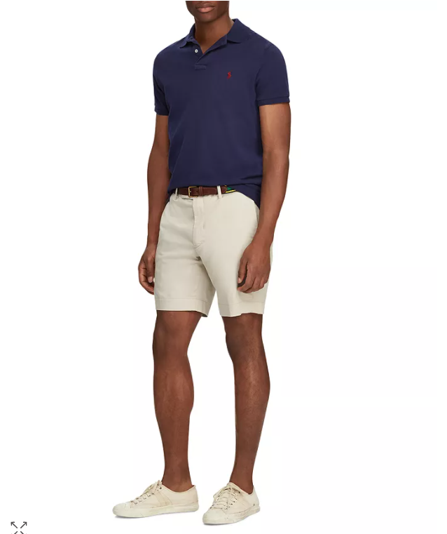 Translation missing: en.Polo Ralph Lauren Performance Stretch Straight Fit Shorts Beige-42