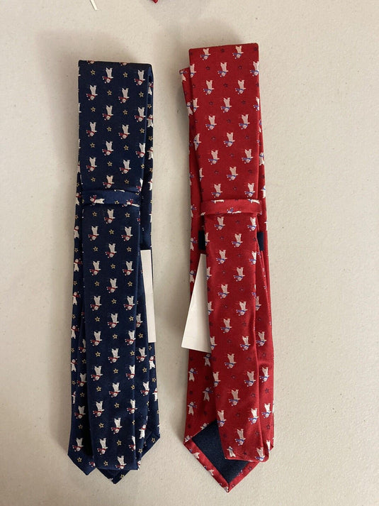 Translation missing: en.Tommy Hilfiger Silk Blend Lot of 2 Christmas Holiday Ties