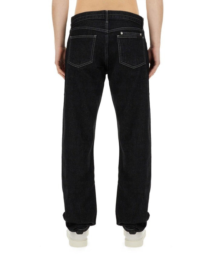 Translation missing: en.Helmut Lang Men's 98 Classic Cut Jean Black Rinse N09DM201 Jeans-30x34