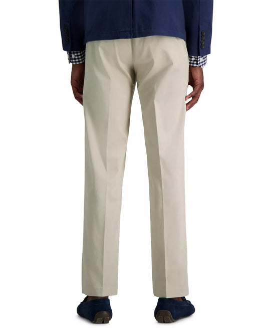 Translation missing: en.Haggar Men's Premium No Iron Khaki Straight-Fit Stretch Pants Sand-32x34