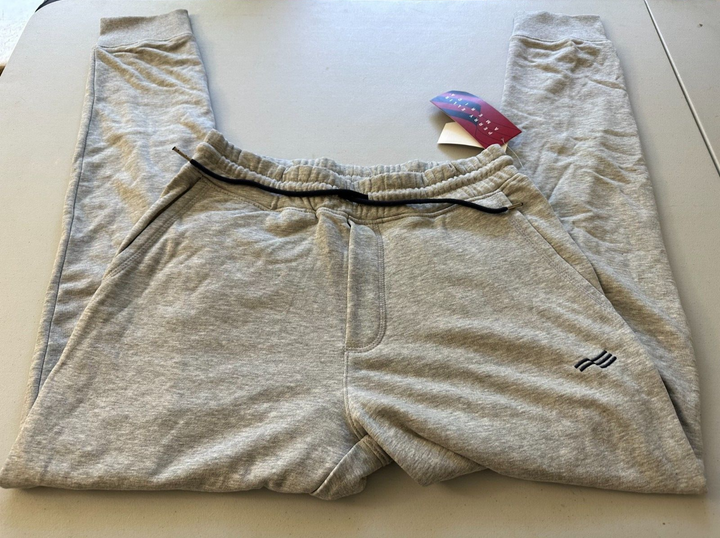 Translation missing: en.Perry Ellis America Men's Flag Embroidered Jogger Pants Stone Heather Gray-Small