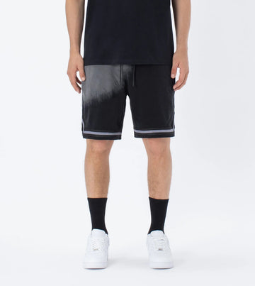 Translation missing: en.ZANEROBE Men's Organic Cotton Spill Pique Basketball Short GD Black-Size 38