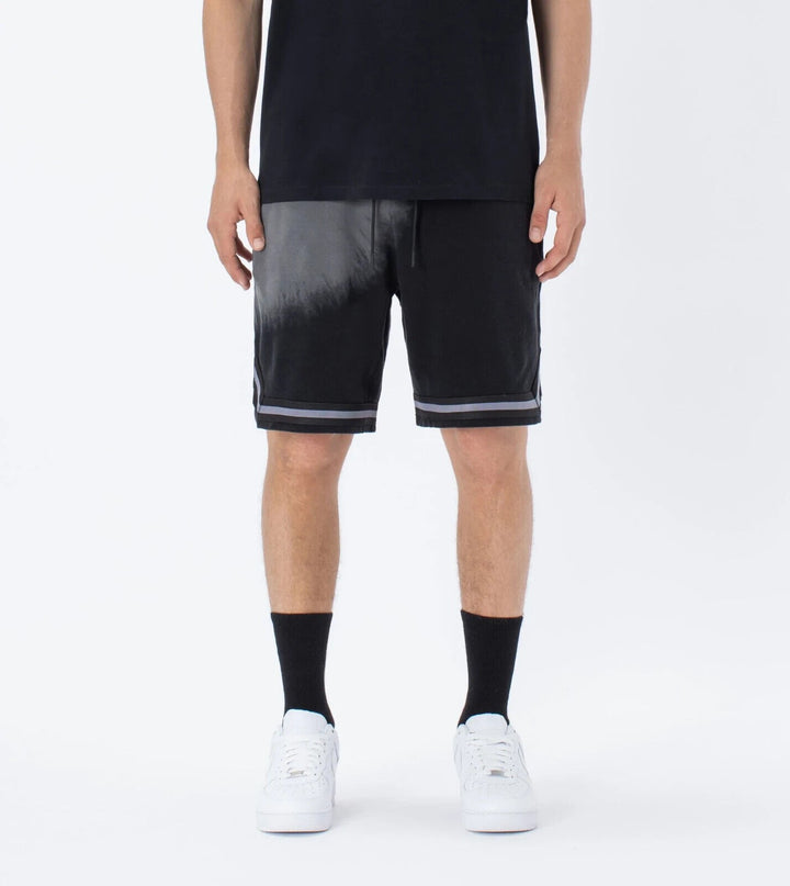 Translation missing: en.ZANEROBE Men's Organic Cotton Spill Pique Basketball Short GD Black-Size 38