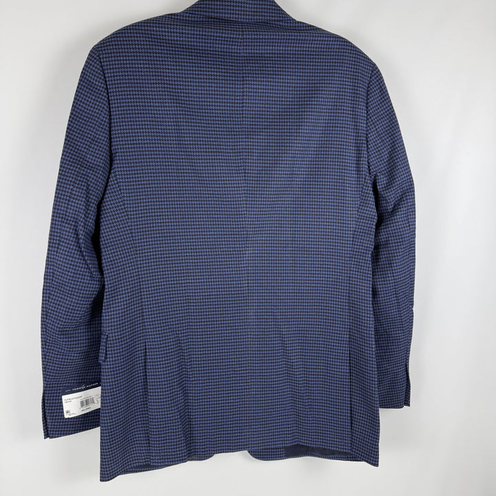 Translation missing: en.Tommy Hilfiger Men's Trevor Houndstooth Modern-Fit Sport Coat Blue Burgundy-40L