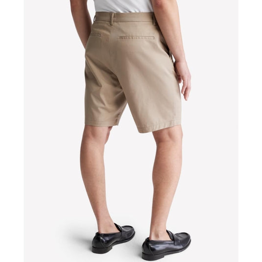 Translation missing: en.Calvin Klein Men's Refined Slim Fit 9in Shorts - Greige Beige-30W
