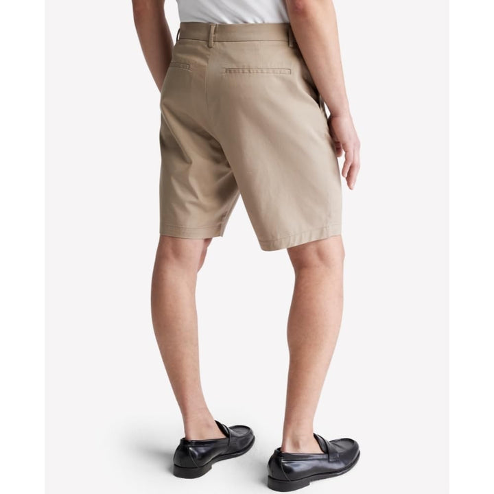 Translation missing: en.Calvin Klein Men's Refined Slim Fit 9in Shorts - Greige Beige-30W
