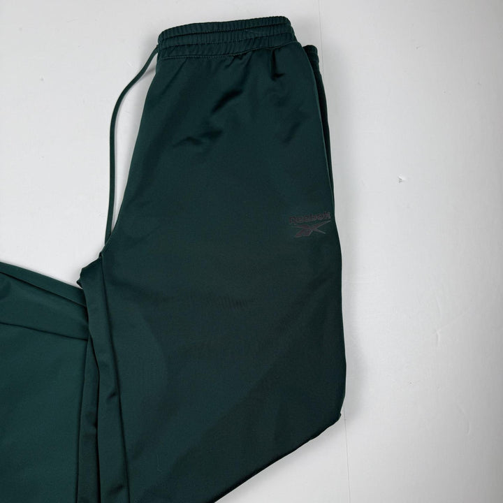 Translation missing: en.Reebok Mens Regular-Fit Track Pants Green Size Medium Identity Vector Knit