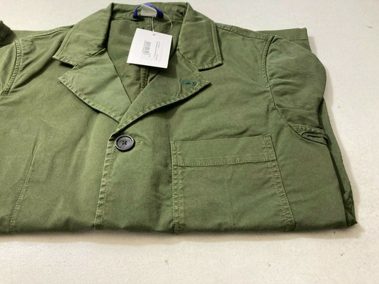 Translation missing: en.PS Paul Smith Convertible Collar Jacket in Olive Green-Size XS