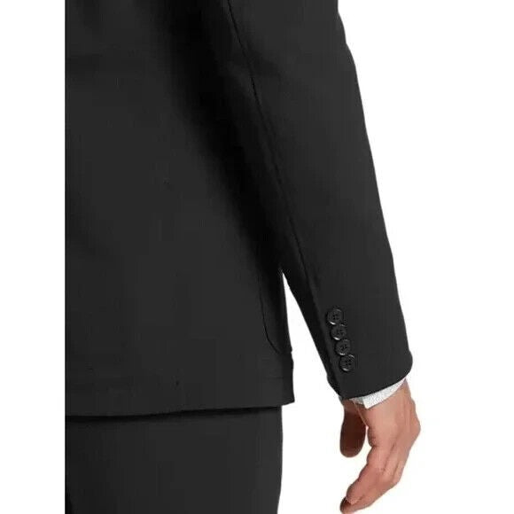 Translation missing: en.Michael Kors Kuffs MKtech Men's Solid Modern-Fit Suit Jacket Only Black-46L