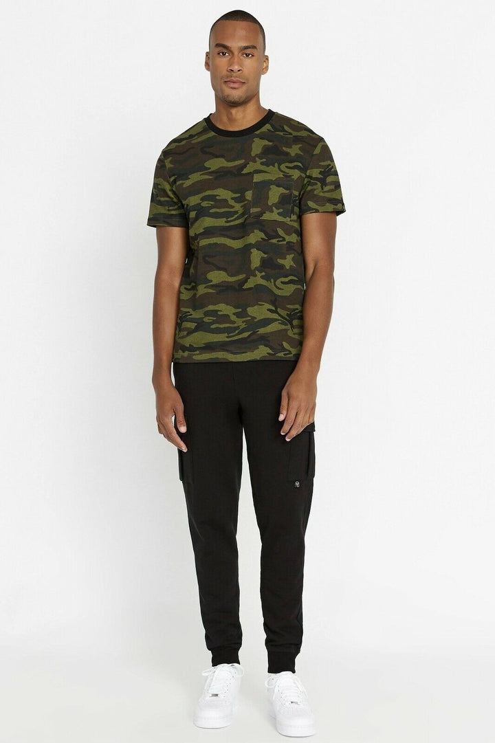 Translation missing: en.Avirex Camo French Terry Crew Neck Tee-Size Medium