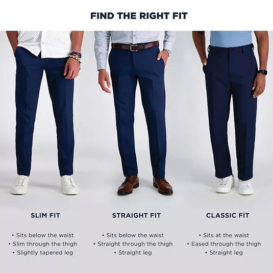 Translation missing: en.Haggar Men's Classic-Fit Stretch Corduroy Pants Cotton Blend - Khaki Color-34x29