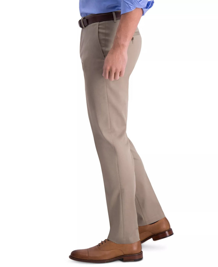 Translation missing: en.Haggar Men's Iron Free Premium Khaki Slim-Fit Flat-Front Pant Med Khaki-36x30