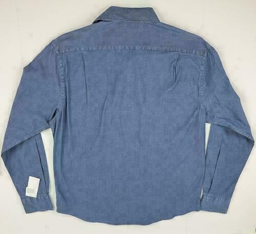 Translation missing: en.Tommy Hilfiger Men's Flex Reg Fit Washed Untucked Dress Shirt Blue-18-18.5 34/35