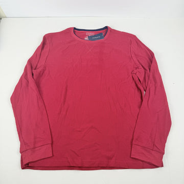 Translation missing: en.Club Room Men's Waffle Long-Sleeve T-Shirt &amp; Pajama Pant Set Jester Red-Large