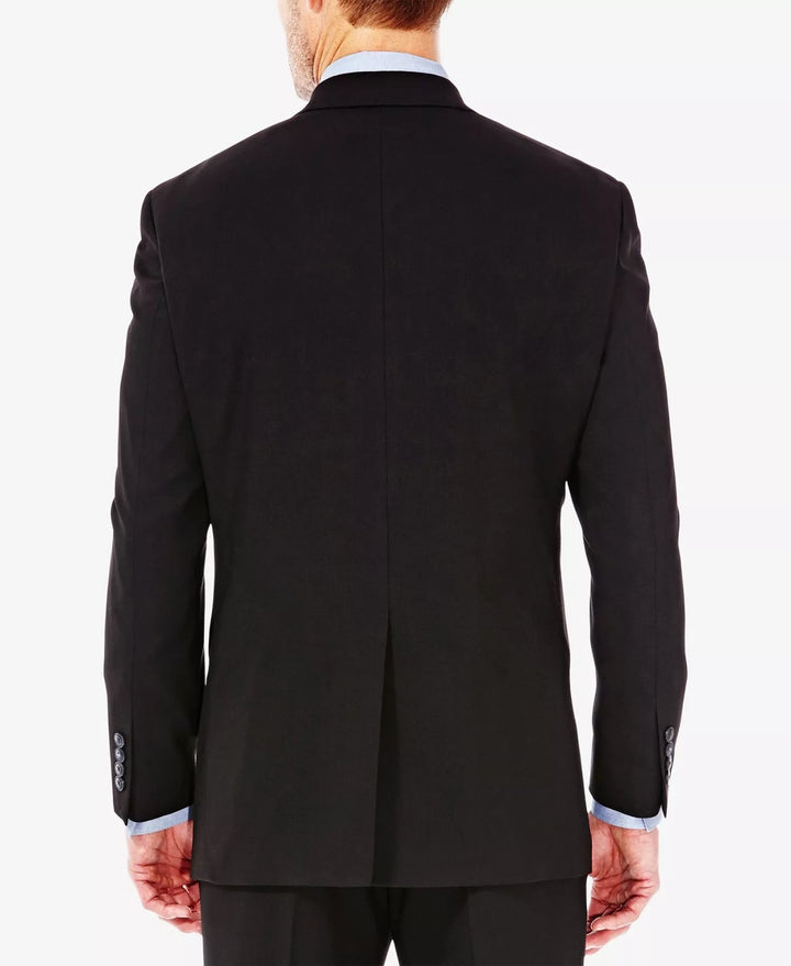 Translation missing: en.Haggar Men's Premium Stretch Sharkskin Classic Fit Suit Coat, Black, 40 Short