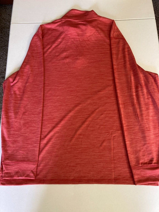 Translation missing: en.Club Room Men's Quarter-Zip Tech Sweatshirt in Melone-Size Small