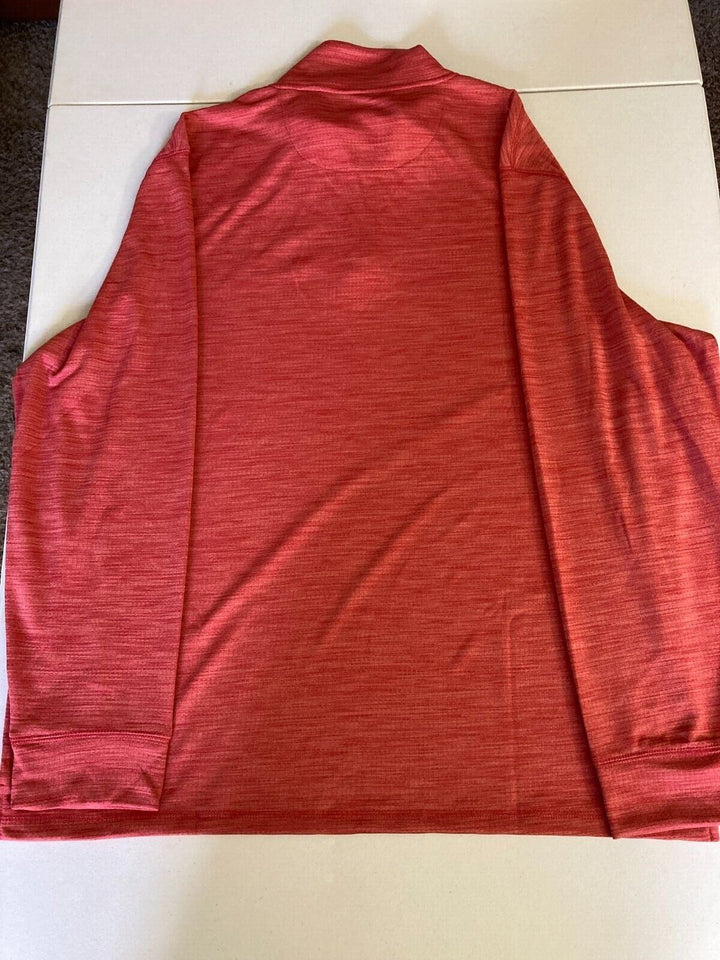 Translation missing: en.Club Room Men's Quarter-Zip Tech Sweatshirt in Melone-Size Small