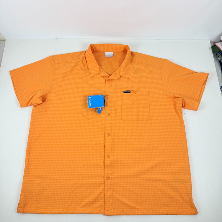Translation missing: en.Columbia Men's Utilizer Short Sleeve Camp Shirt - Koi Orange-2XL