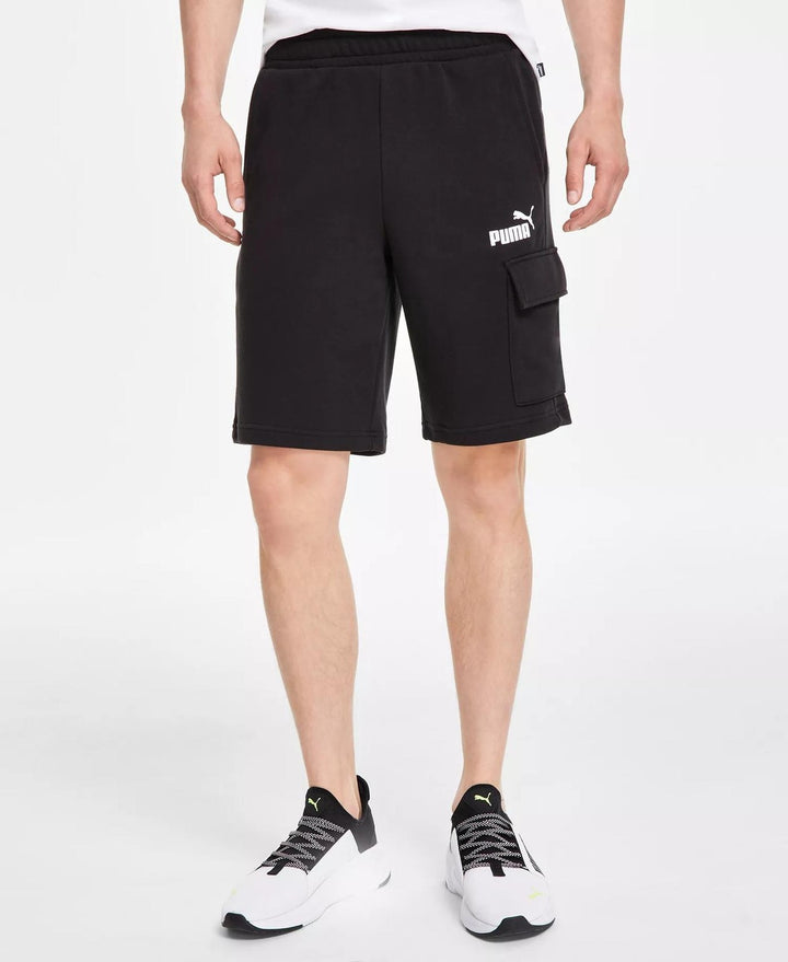 Translation missing: en.PUMA Mens Essentials 10 Inch Cargo Shorts Casual Bottoms Casual Black-Size Small