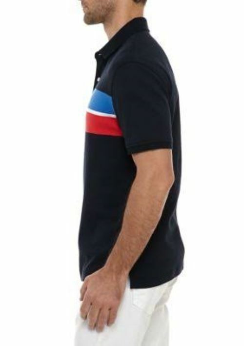 Translation missing: en.Tommy Hilfiger Men's Paul Stripe Polo Shirt Sky Captain Blue-Size Xsmall