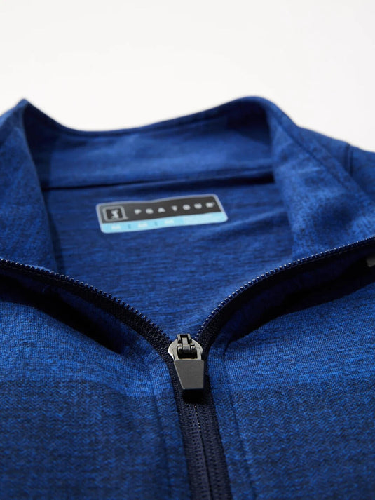 Translation missing: en.PGA Tour Men's Luxury Performance Textured Gradient Stripe 1/4-Zip SweatShirt-Sm