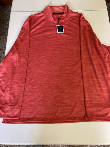 Translation missing: en.Club Room Men's Quarter-Zip Tech Sweatshirt in Melone-Size Small