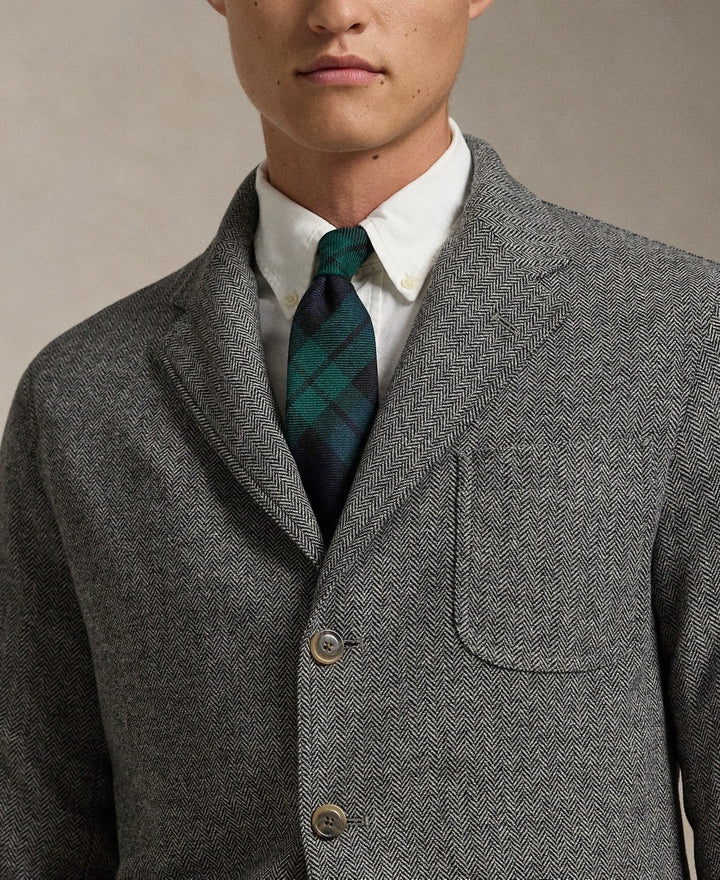 Translation missing: en.Polo Ralph Lauren Men's Modern Herringbone Sport Coat - Black-48R
