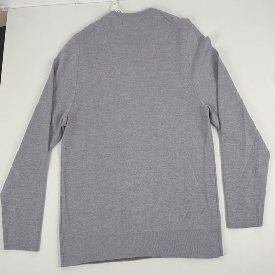 Translation missing: en.The Men's Store Merino Wool Blend Crew Neck Sweater Grey-XL
