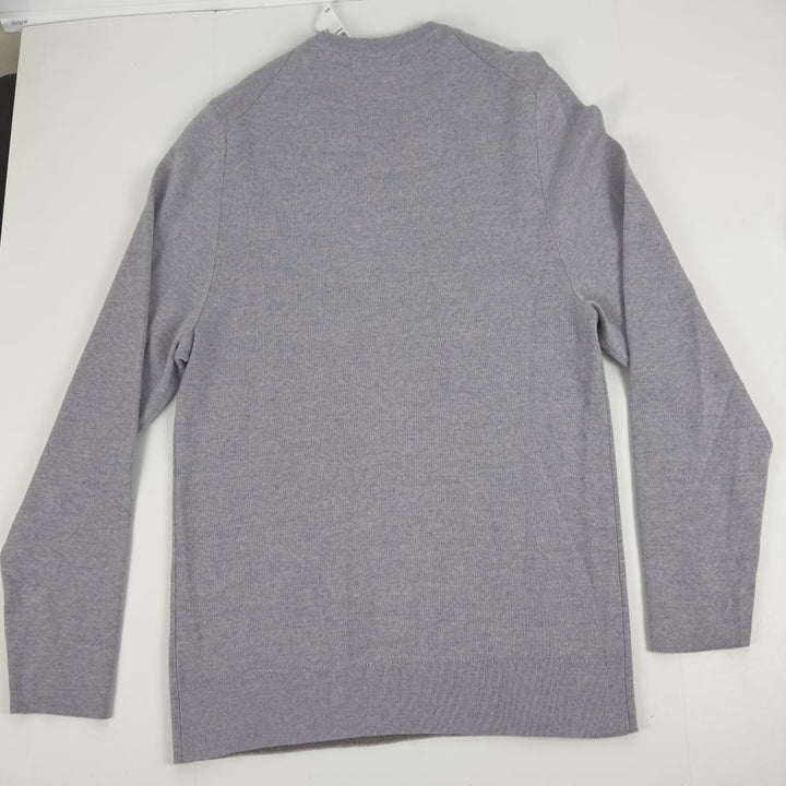 Translation missing: en.The Men's Store Merino Wool Blend Crew Neck Sweater Grey-XL
