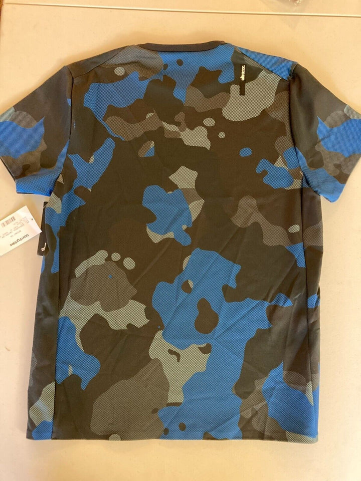 Translation missing: en.Ultracor Men's Camo Ether Tee in Black and Blue-Size Medium